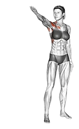 حرکت چرخش سرشانه ایستاده