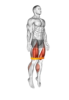 حرکت اسکوات پرشی با کش مقاومتی