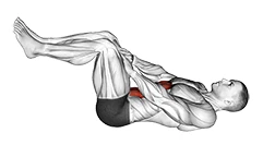 پرس شکم خوابیده