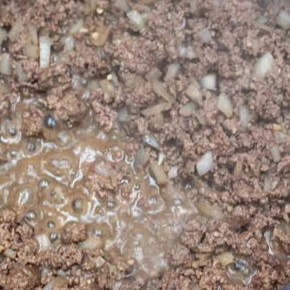 گوشت چرخ کرده، پخته