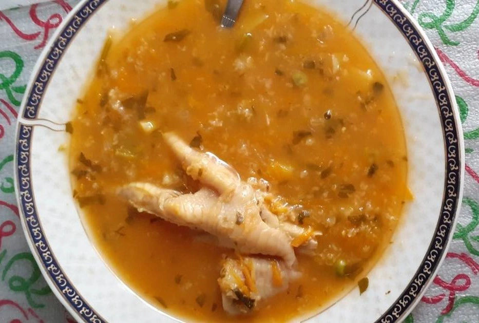 سوپ پای مرغ