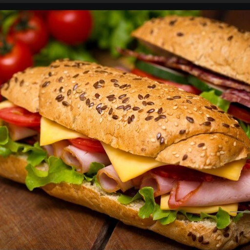 ساندویچ ژامبون (بدون سس)