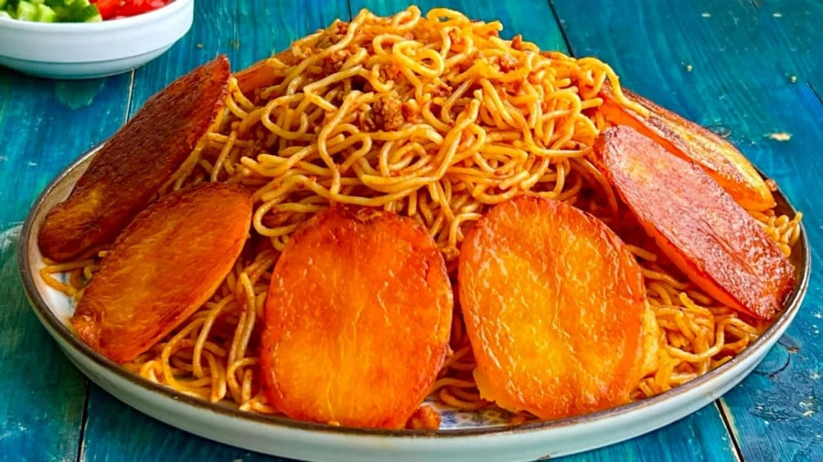 ماکارونی با سیب زمینی