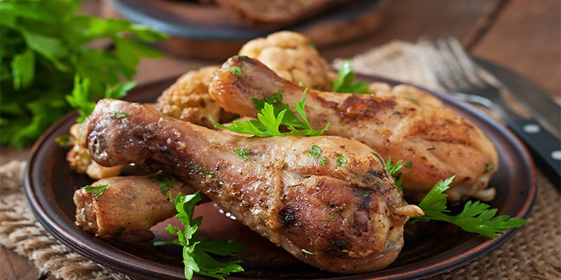 کتف مرغ سرخ شده