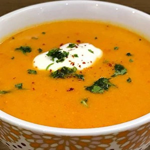 سوپ فوری آماده شده برای مصرف