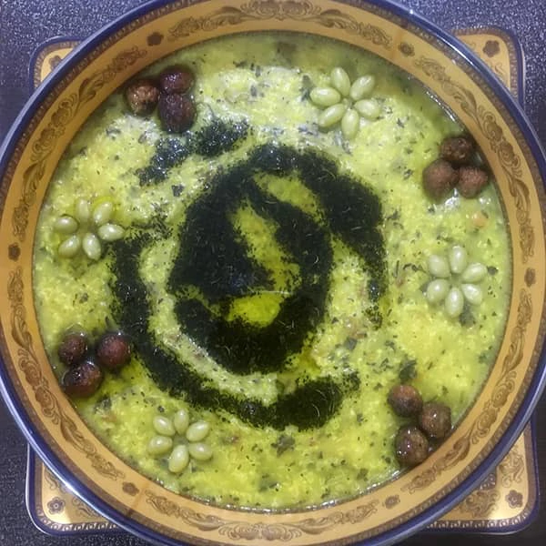 آش غوره (با گوشت)